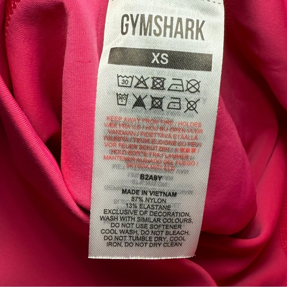 Gymshark Vibrant Pink Leggings size XS Like New - Picture 5 of 5